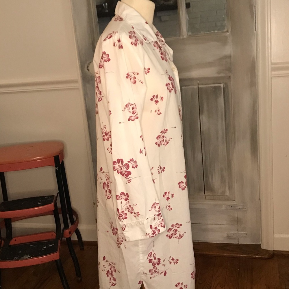 Vintage button front nightshirt w pocket NATIONAL - Picture 8 of 16